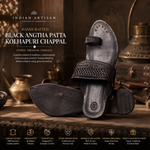Load image into Gallery viewer, Single Angtha Patta Kolhapuri Chappal | Handmade Leather Kolhapuri for Men & Women