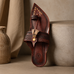 Load image into Gallery viewer, Sankeshwari Kolhapuri Chappal for Men | Traditional Kolhapuri Chappal for Wedding &amp; Ethnic Wear – Mikudi